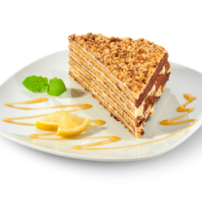 Tort Marlenka cu Miere și Lămâie 800g – Gust Autentic, Dulce-Acrișor, din Ingrediente Naturale - imagine 3
