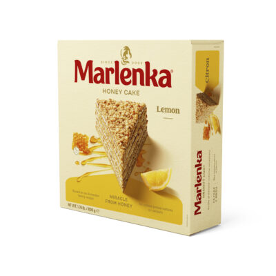 Tort Marlenka cu Miere și Lămâie 800g – Gust Autentic, Dulce-Acrișor, din Ingrediente Naturale