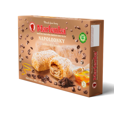 Napoleonky cu crema de cafea 300g - Marlenka