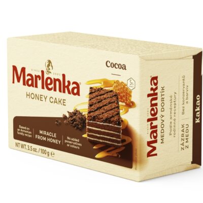 Tort Marlenka cu Miere și Cacao 100g – Gust Intens și Ingrediente Naturale