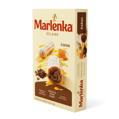 Ecler Marlenka cu Miere și Cacao – 230 g, desert fără conservanți