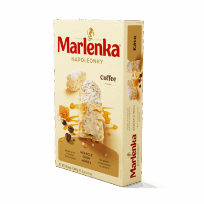 Napoleonky Marlenka cu Miere și Cremă de Cafea – Desert Tradițional Armeano-Ceh, 300g