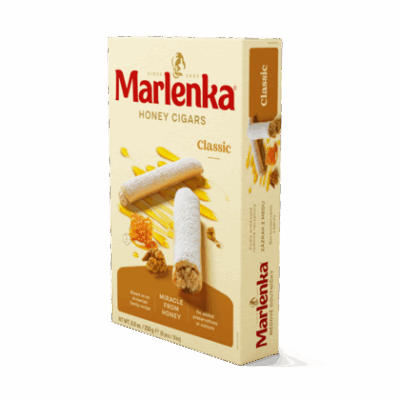 Rulouri Marlenka cu Nuci și Miere – Deliciu Fără Conservanți, Gust Autentic 250g