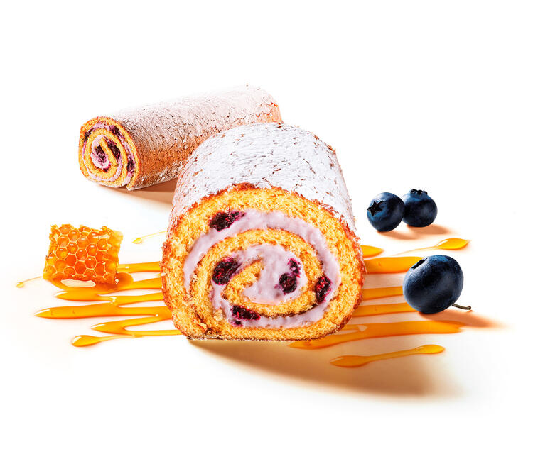 Ruladă Marlenka cu Miere și Afine 300g – Desert Fără Conservanți, Gust Autentic și Ingrediente Naturale - imagine 2